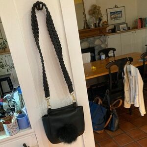 New Anthropologie black Jules Kay shoulder bag